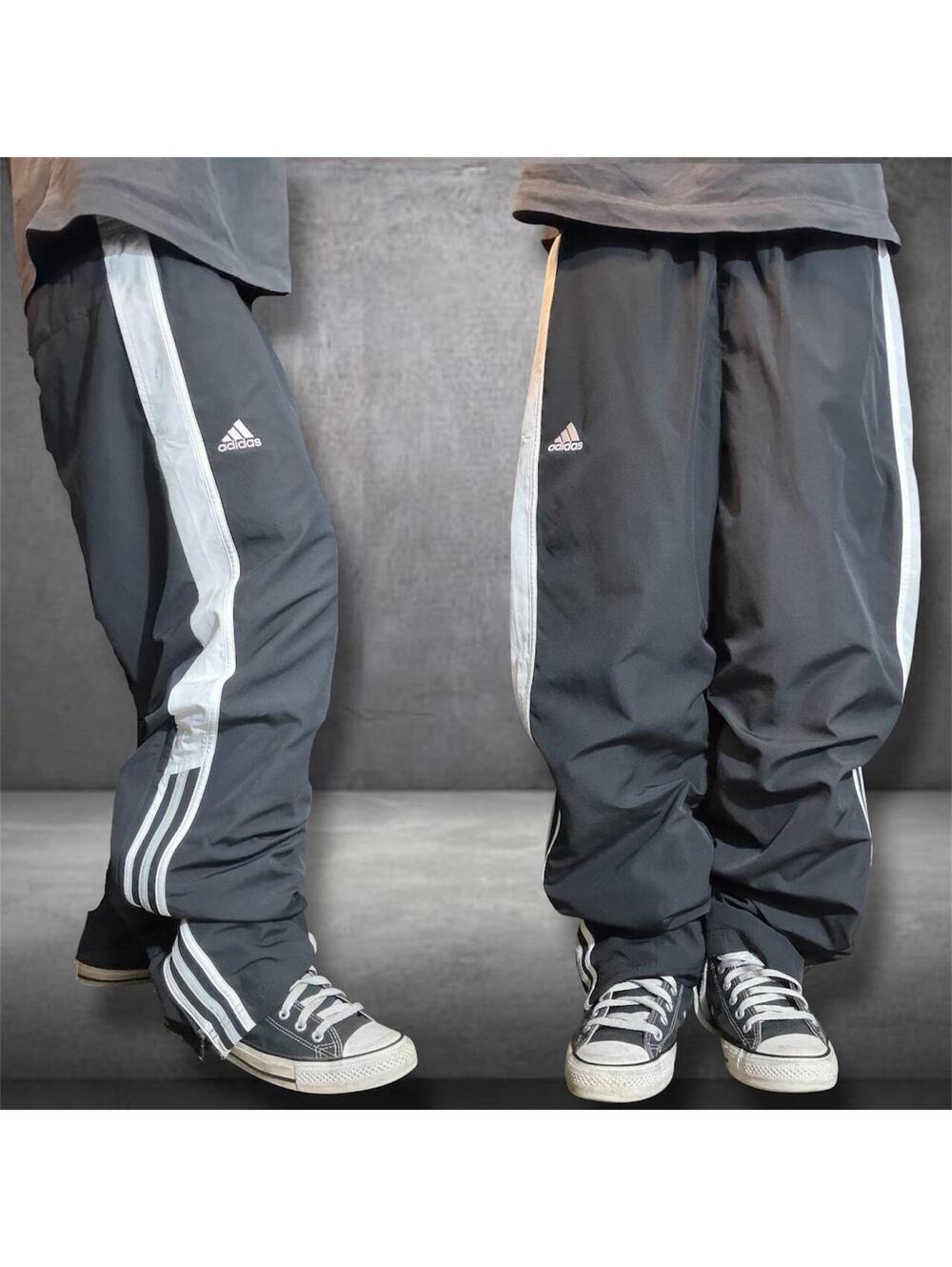 Y2K 2000s baggy Adidas Track Pants